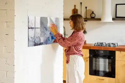 Magnetic marker board Brush strokes