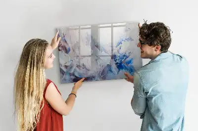 Magnetic marker board Brush strokes
