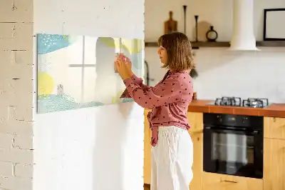 Magnetic marker board with a patterned frame