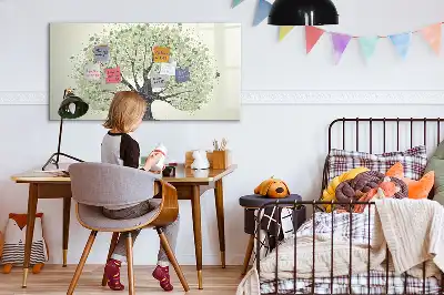 Magnetic marker board big nature tree design