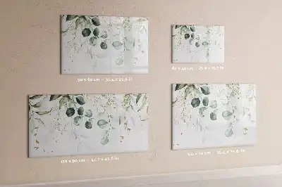 Magnetic glass dry erase board climbing plants