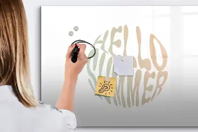 Magnetic marker board welcome summer sign