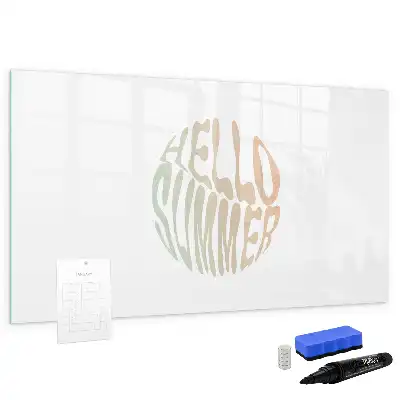 Magnetic marker board welcome summer sign