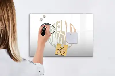 Magnetic marker board welcome summer sign