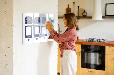 Magnetic marker board polaroid frames