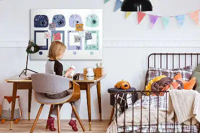 Magnetic marker board polaroid frames