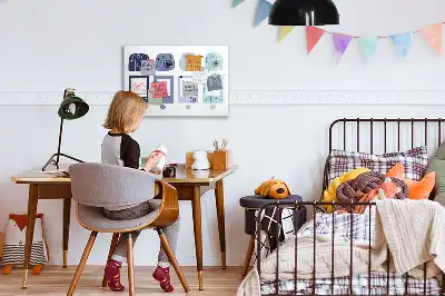 Magnetic marker board polaroid frames