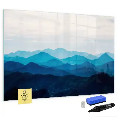 Magnetic marker board watercolor water design
