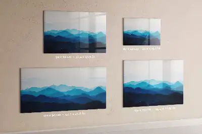 Magnetic marker board watercolor water design