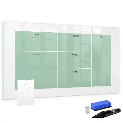 Magnetic marker board desk organizer