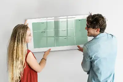 Magnetic marker board desk organizer