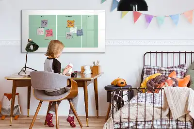 Magnetic marker board desk organizer