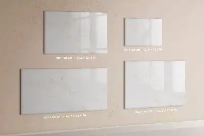Magnetic glass dry erase board elegant marble finish