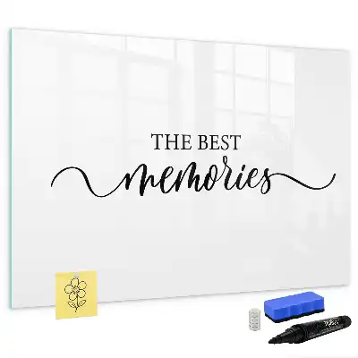 Magnetic marker board memories design