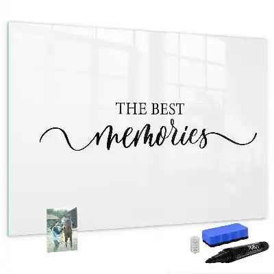 Magnetic marker board memories design