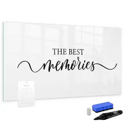 Magnetic marker board memories design