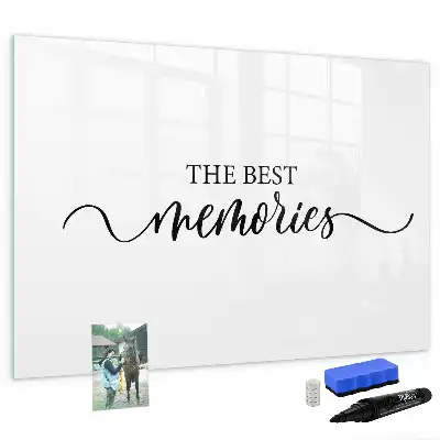 Magnetic marker board memories design