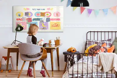 Magnetic marker board school planner