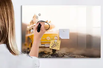 Magnetic marker board for road trip holidays