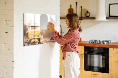 Magnetic marker board for road trip holidays