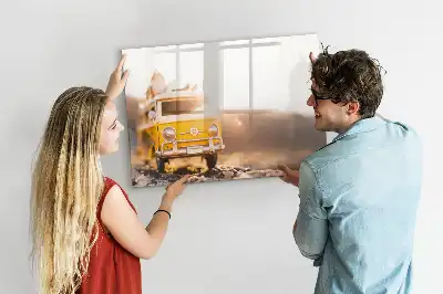 Magnetic marker board for road trip holidays