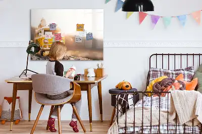 Magnetic marker board for road trip holidays