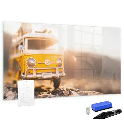 Magnetic marker board for road trip holidays
