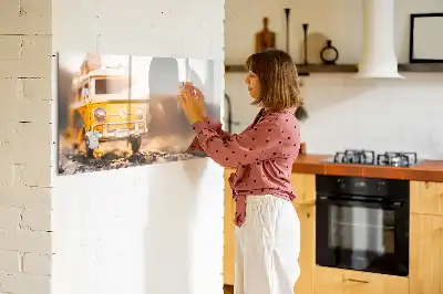 Magnetic marker board for road trip holidays