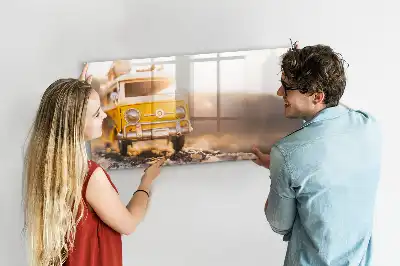 Magnetic marker board for road trip holidays