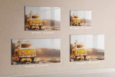Magnetic marker board for road trip holidays