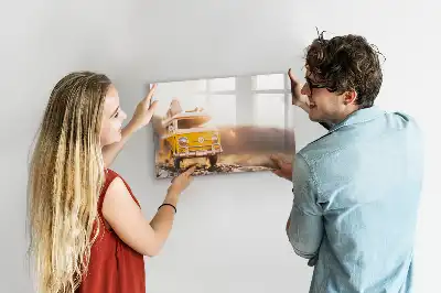 Magnetic marker board for road trip holidays