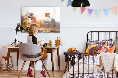 Magnetic marker board for road trip holidays