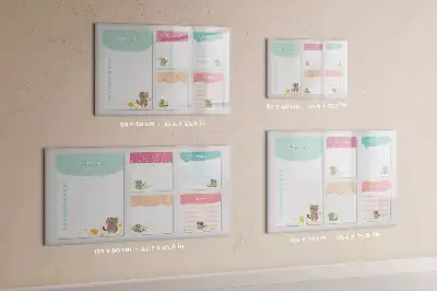 Magnetic glass dry erase board wishlist