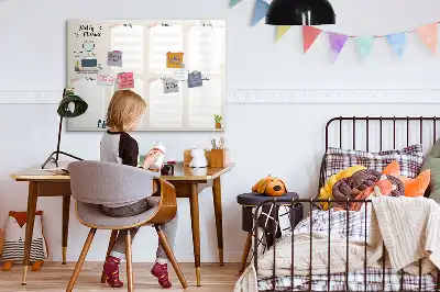 Weekly planner magnetic marker board
