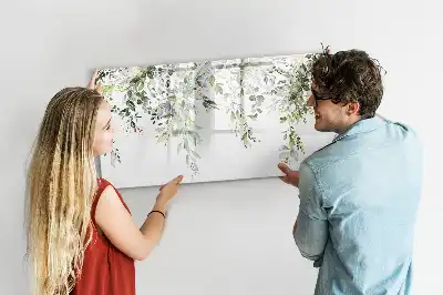 Magnetic marker board blooming nature design