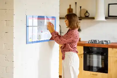 Monthly planner magnetic marker board