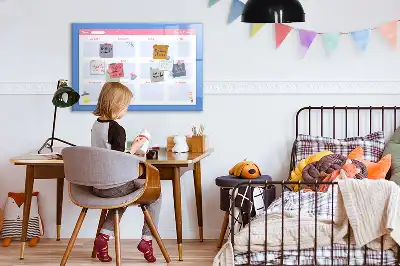 Monthly planner magnetic marker board