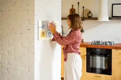 Magnetic marker board with motivational slogans