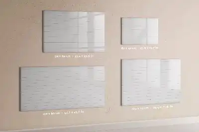 Magnetic marker board with wooden panel pattern