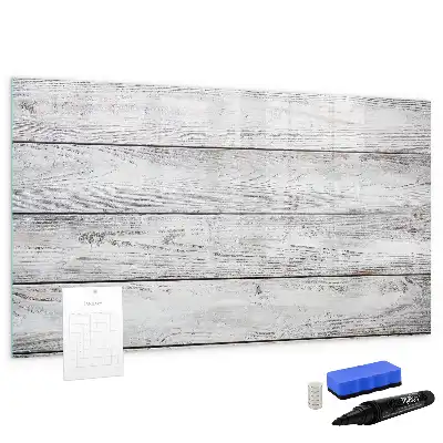 Magnetic glass dry erase board painted finish