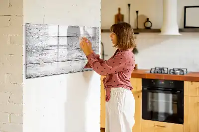 Magnetic glass dry erase board painted finish
