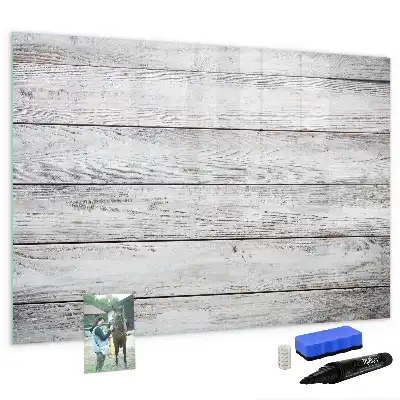 Magnetic glass dry erase board painted finish