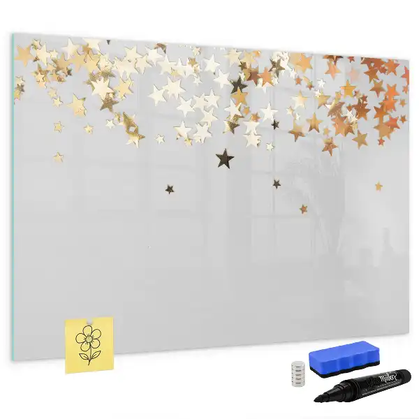 Magnetic marker board Stars design