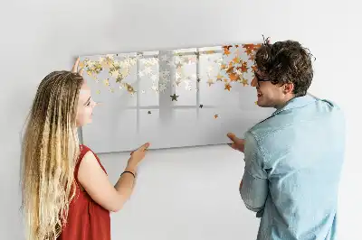 Magnetic marker board Stars design