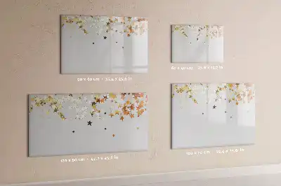 Magnetic marker board Stars design