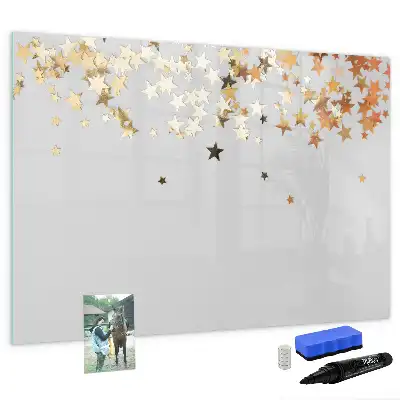 Magnetic marker board Stars design