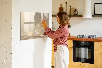 Magnetic marker board abstract light design