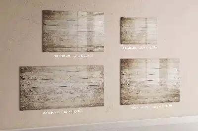 Magnetic marker board with wooden panels