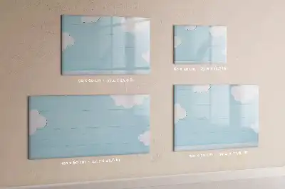 Magnetic glass dry erase board for children