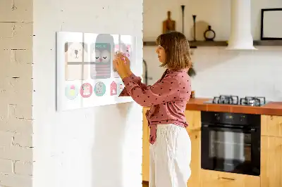 Magnetic marker board happy animals design